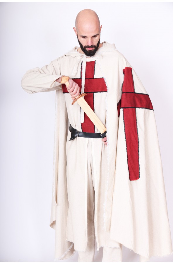 Medieval Knight Templar Crusader cloak