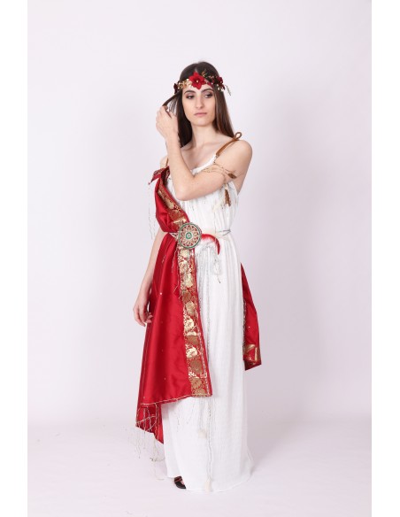 White store roman dress