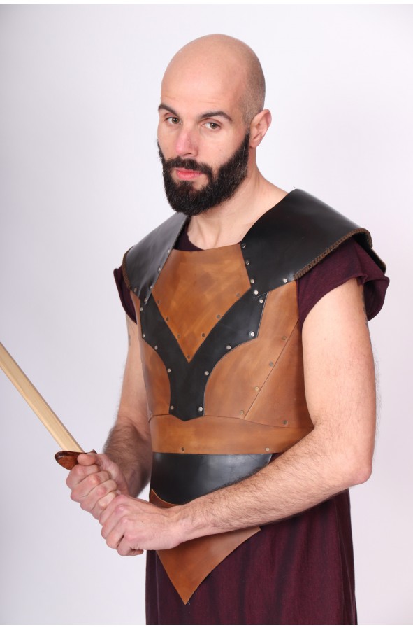  Medieval Leather Men's leather body armor; armor