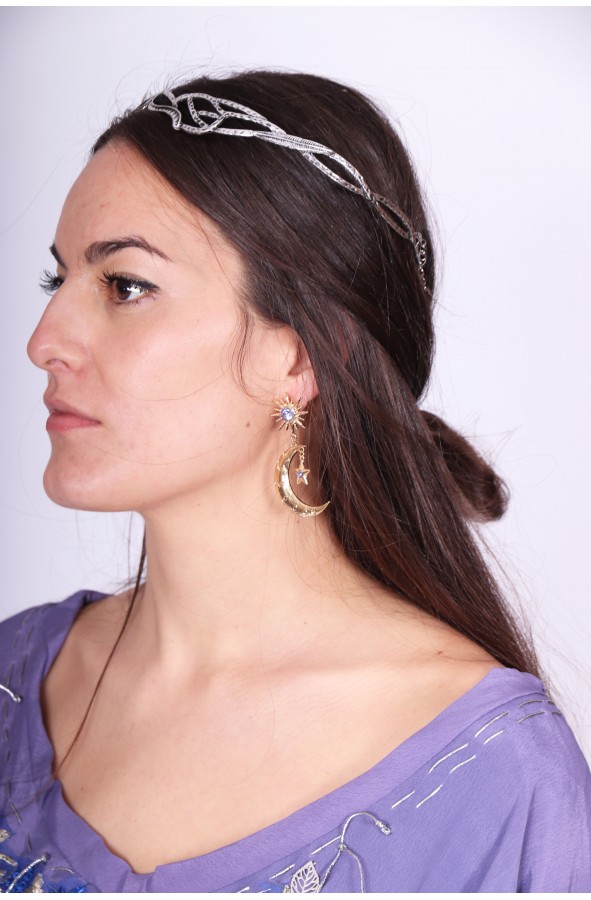 Pendientes romanos eres mi Luna