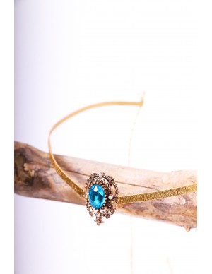 Golden crown or tiara with...