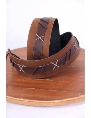 ✓ Handcrafted Fantasy Genuine Leather Belt - Medieval Shop at MedieWorld