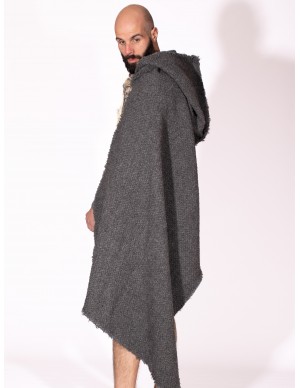 Capa celta o vikinga gris...