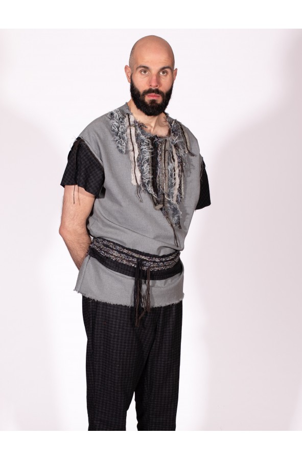 Men's medieval costume with recycled...