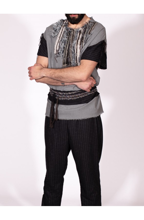 Men's medieval costume with recycled...