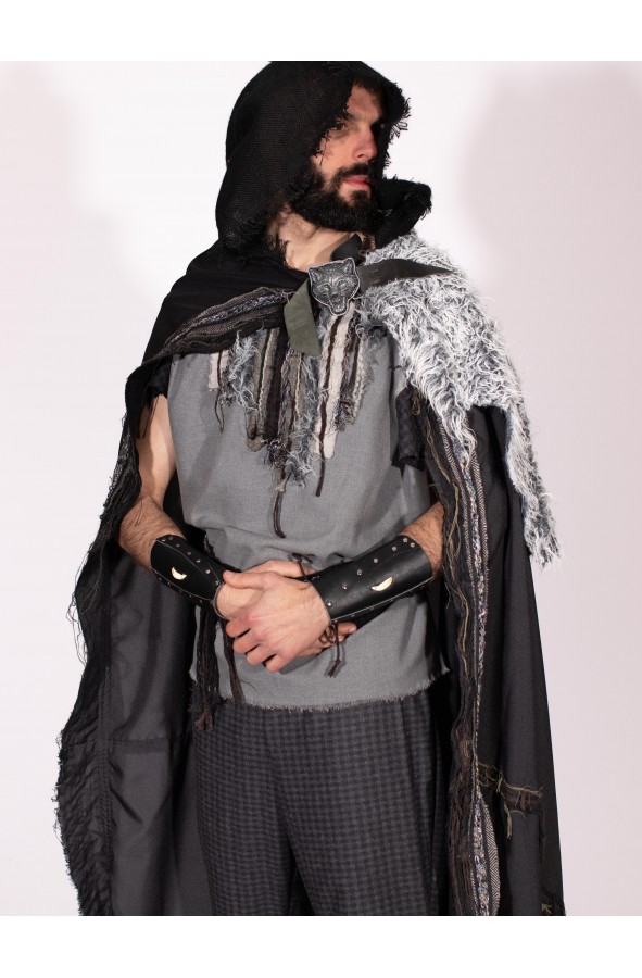 Men's medieval costume with recycled...