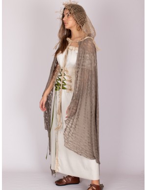 Medieval hooded cloak Elora