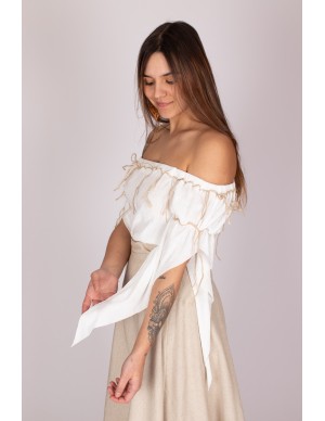 Medieval blouse with sleeves
