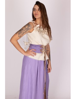 Medieval blouse with fringe