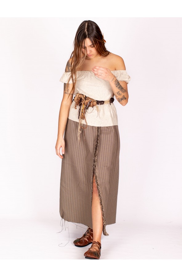 Cinturón medieval de flores de artesanía