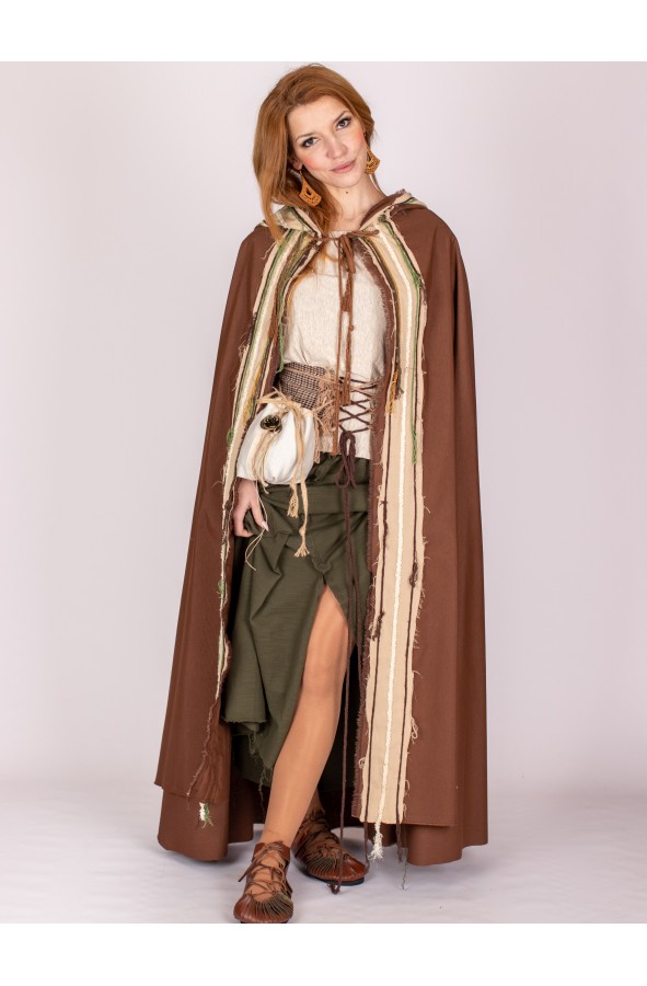 Celtic brown cloak or rustic Viking...