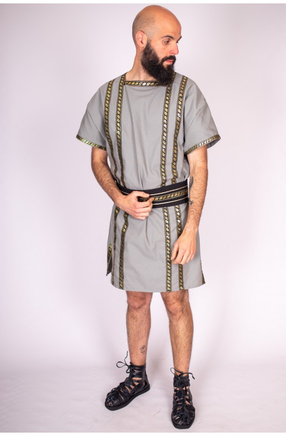 Men's Roman Tunic grey