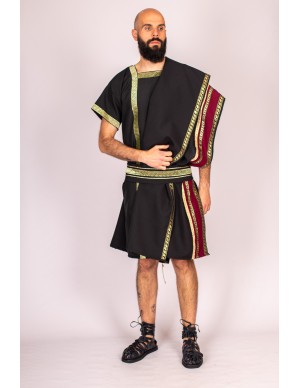 Men's black roman costume...