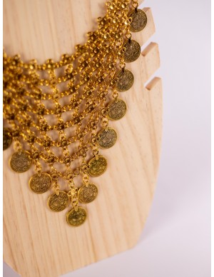 Roman Gold Coin Necklace