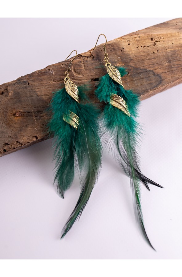 Adventure Feather Earrings: Medieval...