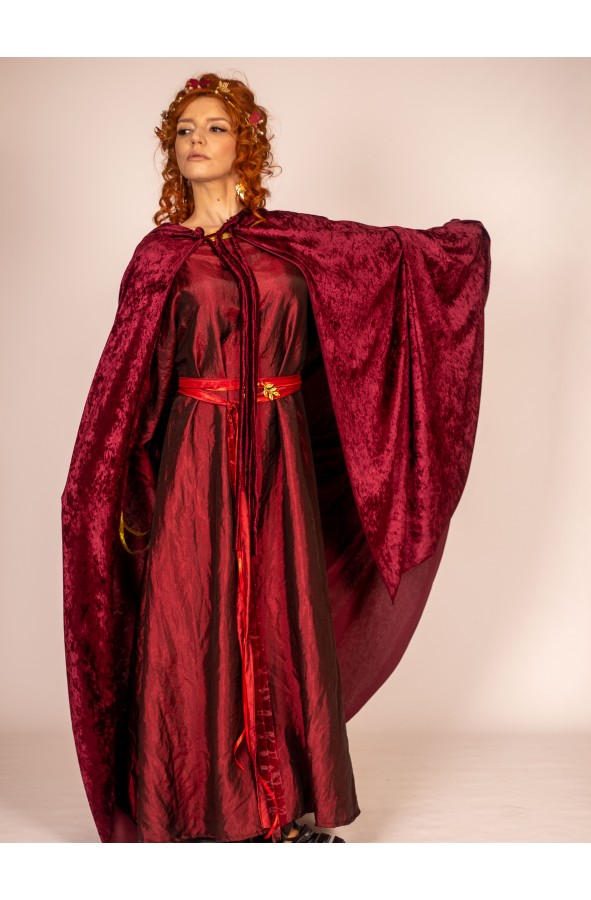 Vestido Romano de Mujer con Mangas...