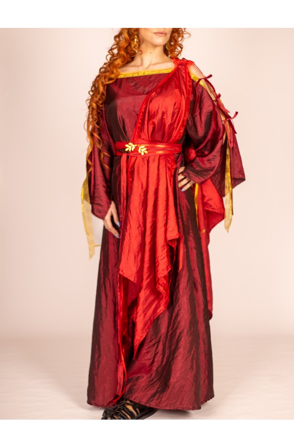 maroon and gold traditional dresses Burgundy Gold Lace Applique Mermaid Fitted Detachable Train Formal Henna  Kaftan Dress main image 1