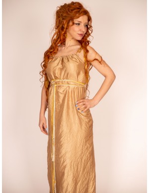 Vestido Romano Dorado...