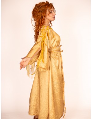 Vestido Romano Dorado:...