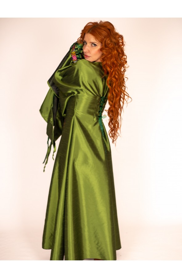 Vestido Medieval  Esmeralda con...