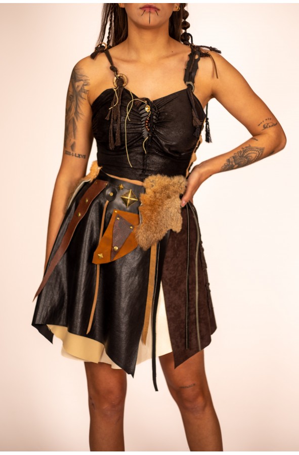 Conjunto de Guerrera Celta y Vikinga...