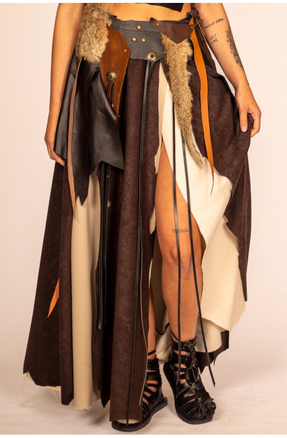 Medieval Long Skirt with Layers,...