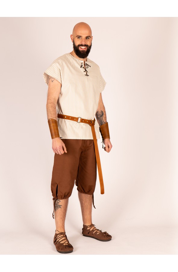 Medieval Striped Cotton Shirt – Yutecrea