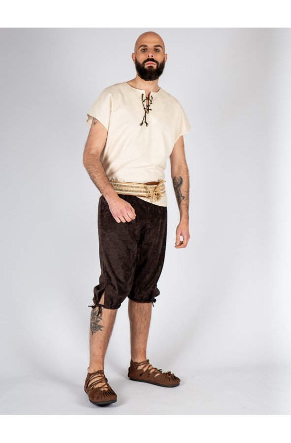 Conjunto medieval de pantalón, camisa...