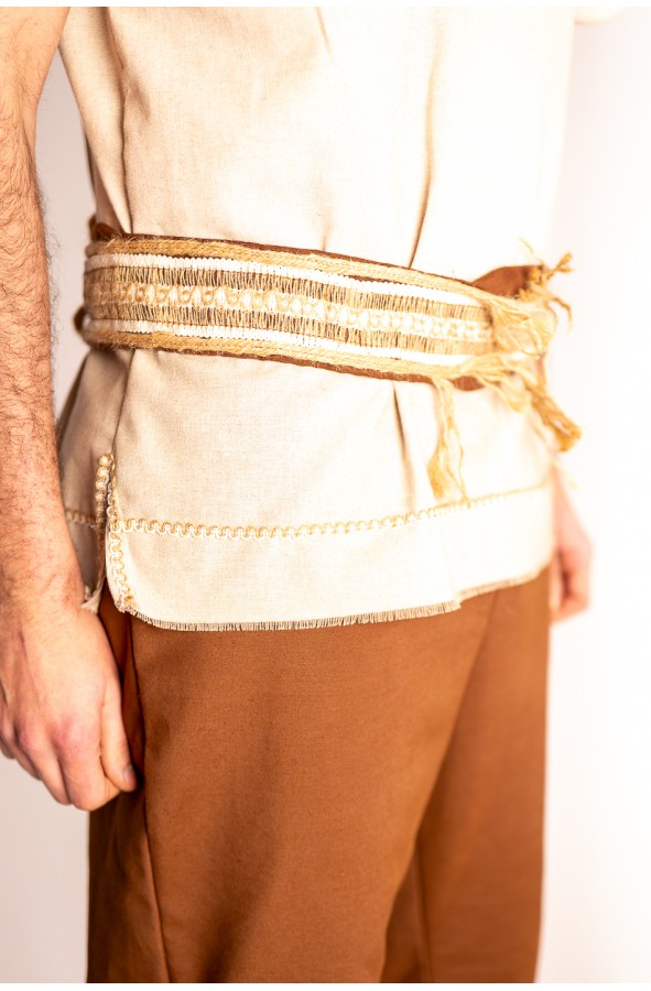 Conjunto medieval de camisa...