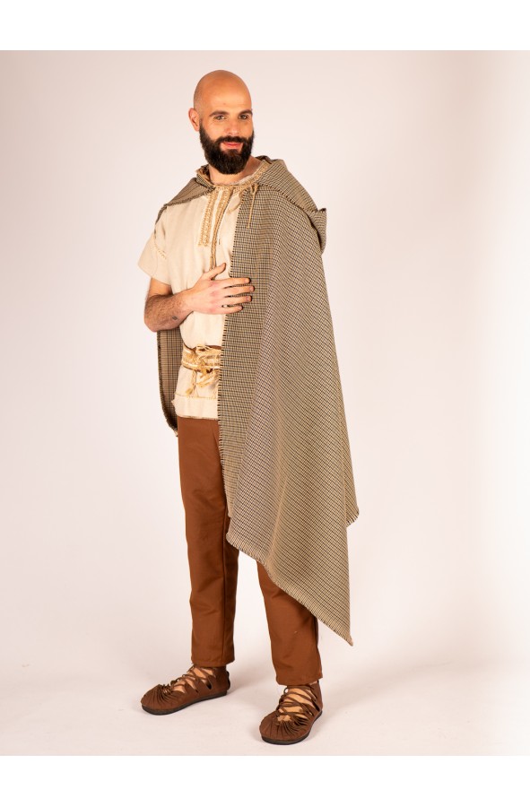 Medieval outfit with frayed shirt,...
