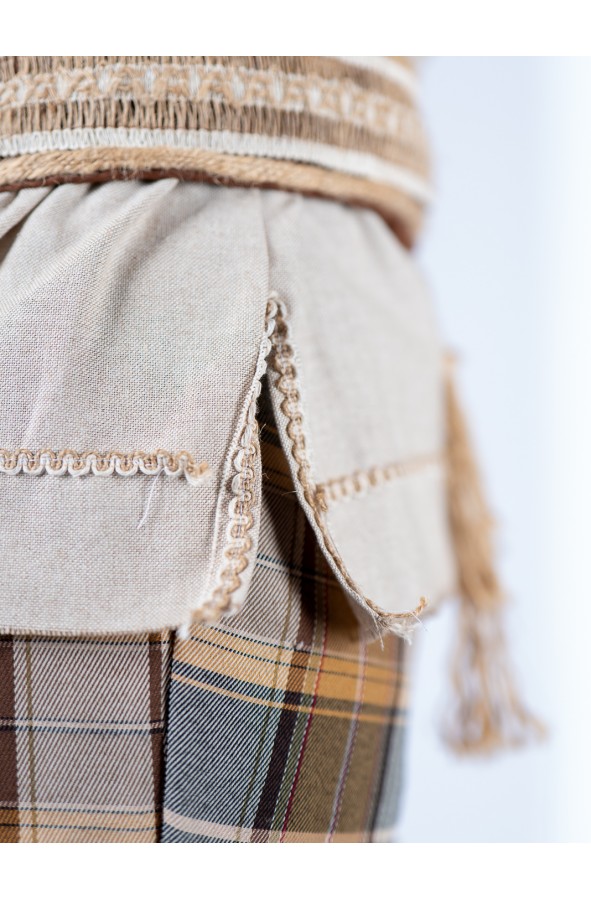 Conjunto celta-vikingo de túnica y...