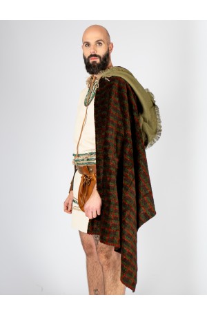 Celtic-Viking Plaid Cloak...