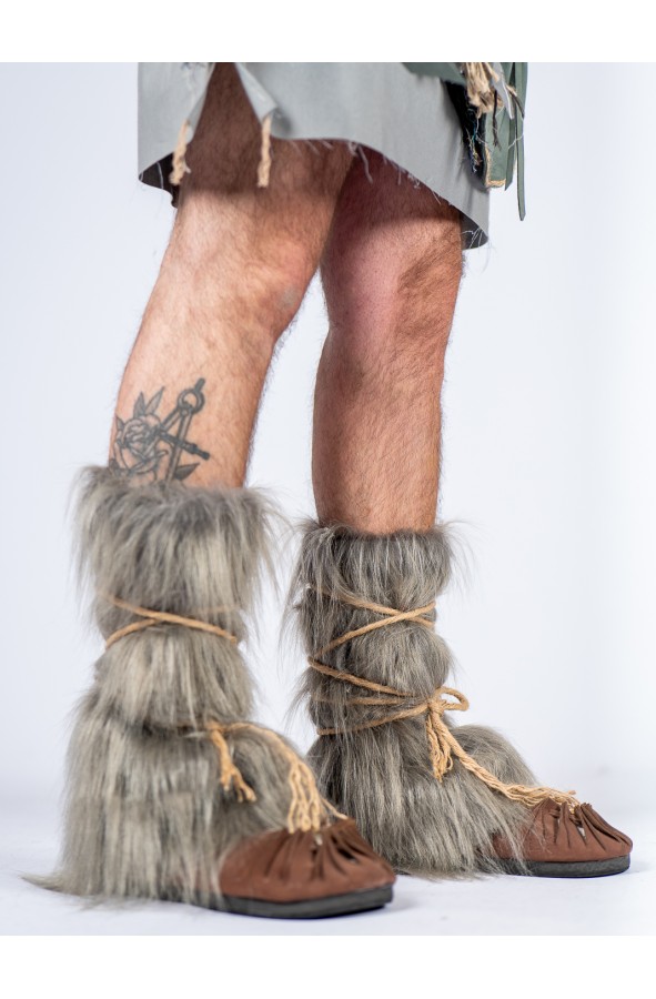 Vegan Fur Greaves for Wrapping the...