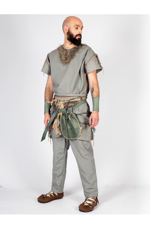 Celtic-Viking Gray Set with Tunic,...