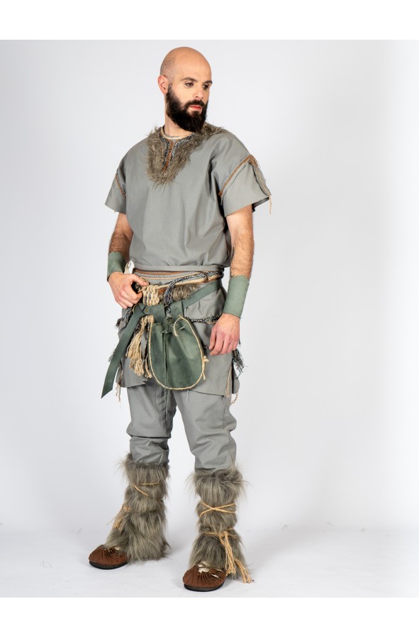 Celtic-Viking Gray Set with Tunic,...