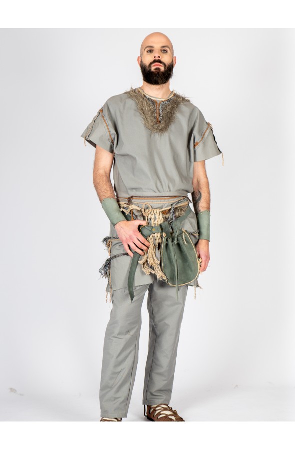 Celtic-Viking Gray Set with Tunic,...
