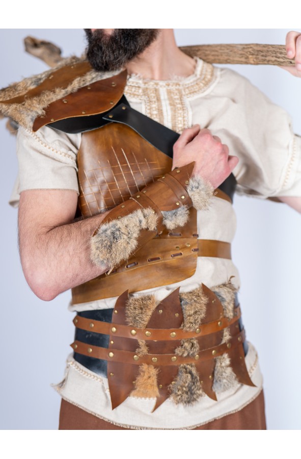 Leather Belt with Fur – Yutecrea