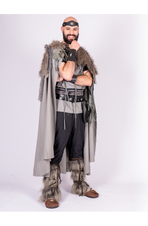 Black Leather Belt with Silver...