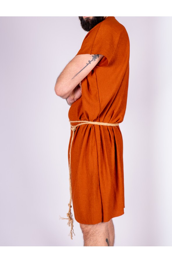 Celtic Viking Tunic in Terracotta...
