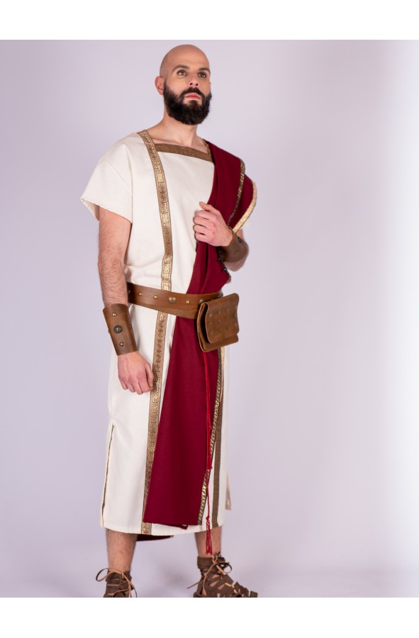 Men's long Roman costume with toga