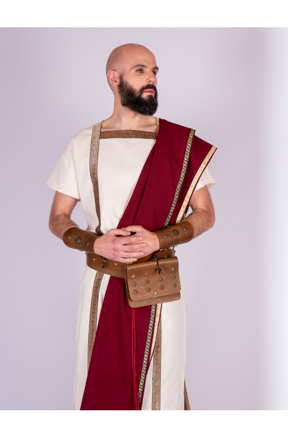 Men's long Roman costume with toga