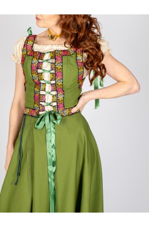 Medieval Corset in Green...