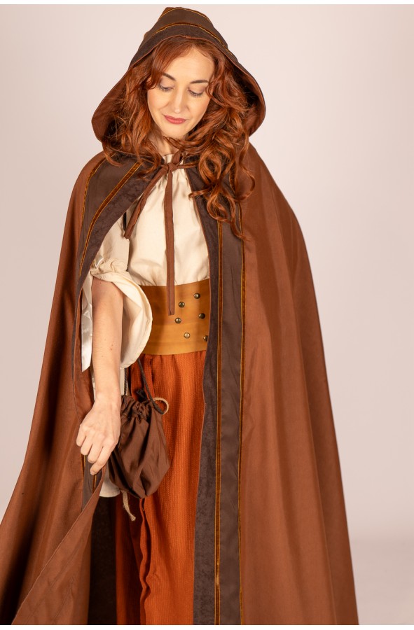 Corpiño medieval de cuero con...