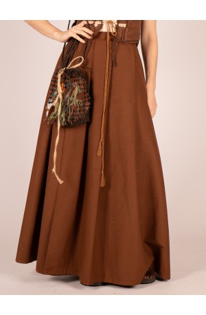 Medieval pleated skirt in...