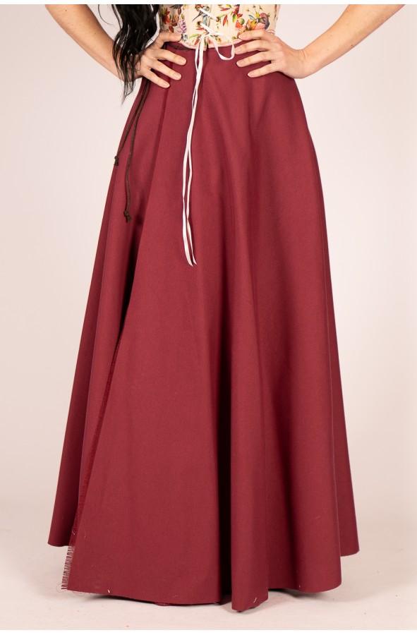 Medieval Skirt in Strawberry Shade