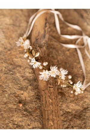 Roman-style floral headband...
