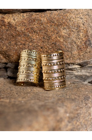 Pair of Roman Gold-Colored...