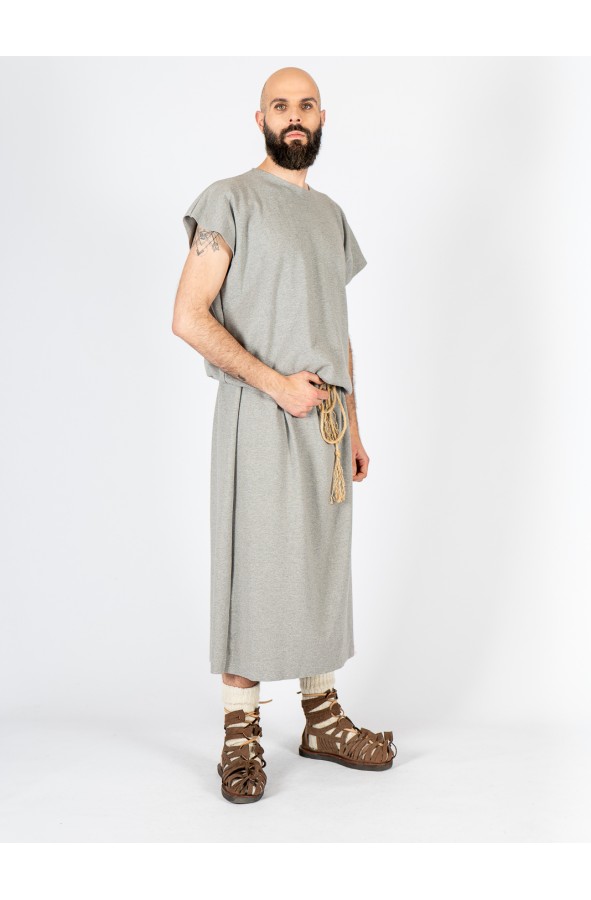 Basic Roman Long Tunic with Jute Rope