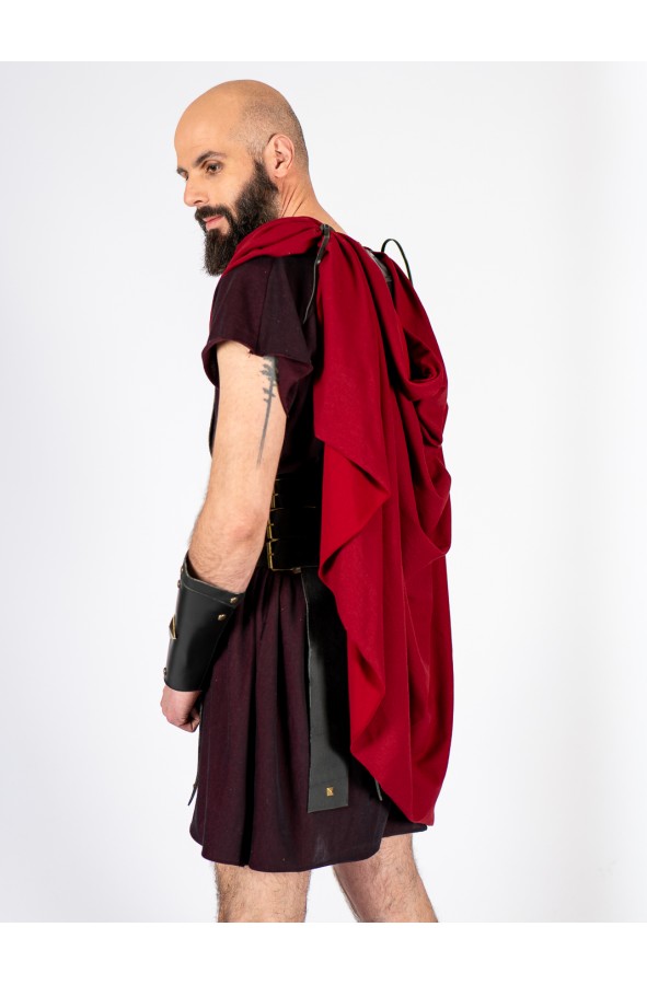 Roman soldier leather armor with strips