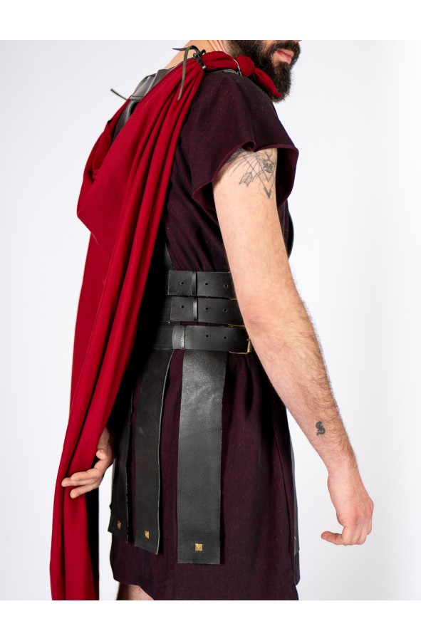 Roman soldier leather armor with strips